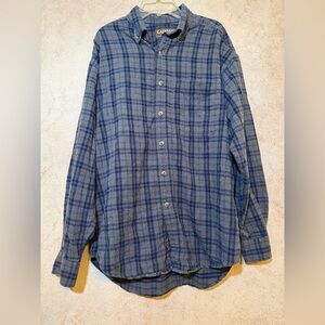 Casual Galyan’s Blue Plaid Men's Shirt